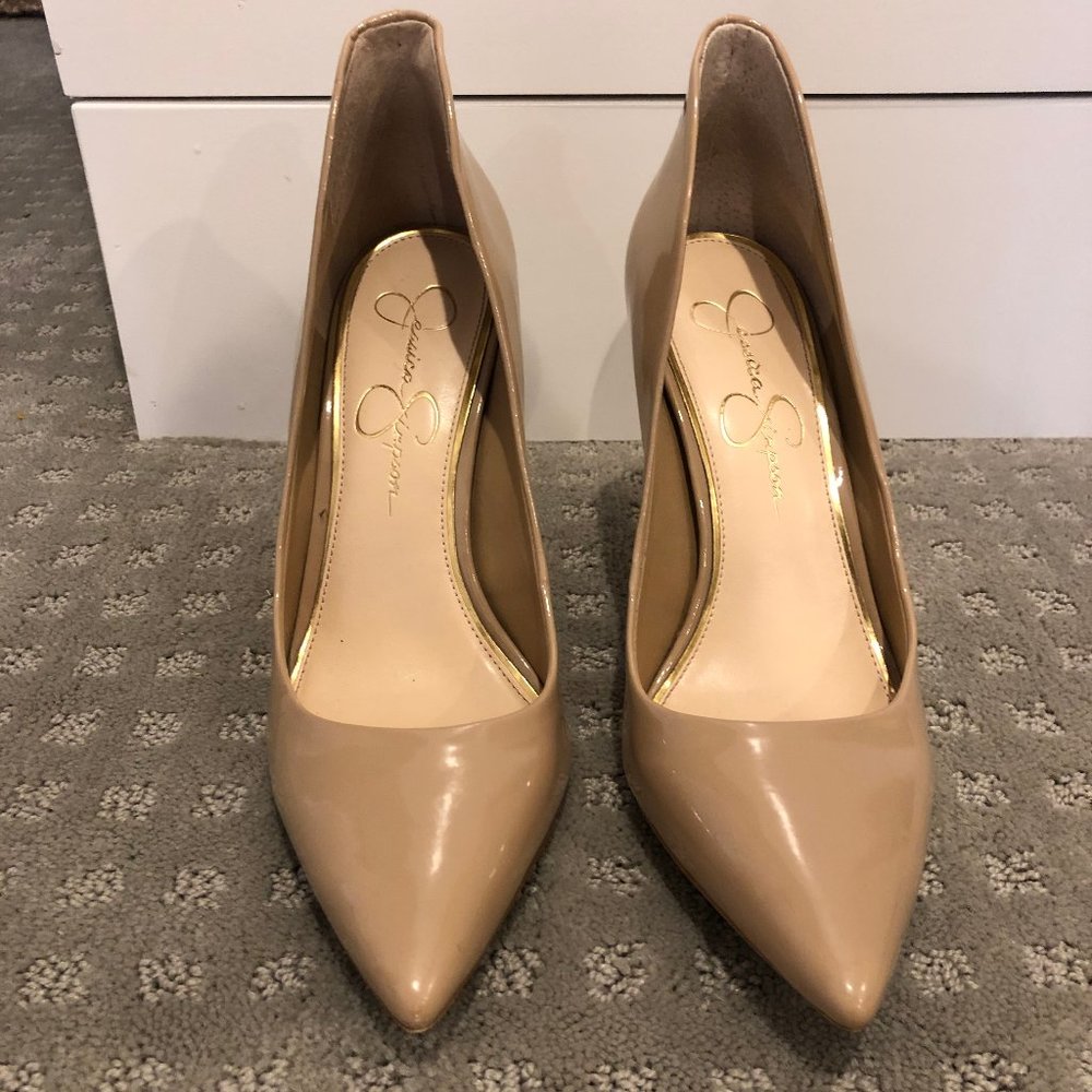 Jessica Simpson Cambredge Pumps - Nude (Size 7.5)